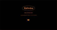 Desktop Screenshot of kalimba.fr